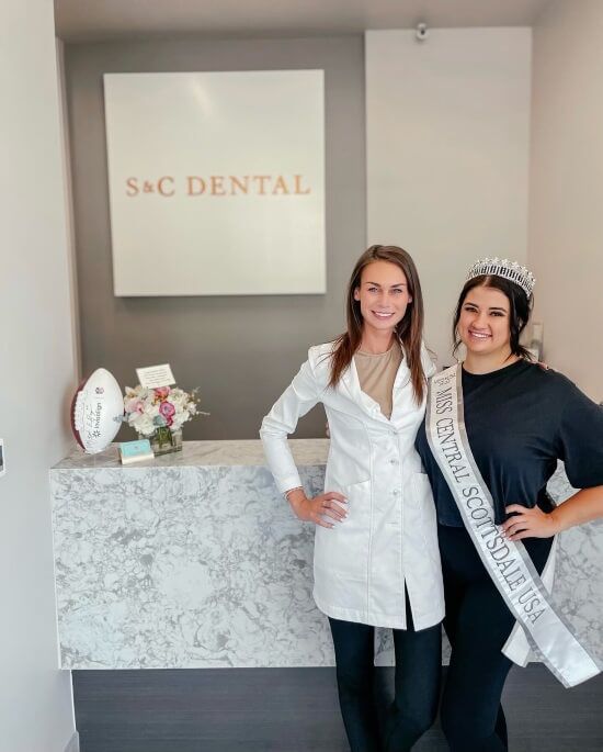 Dentist Dr. Bri with Miss Central Scottsdale in Scottsdale, AZ